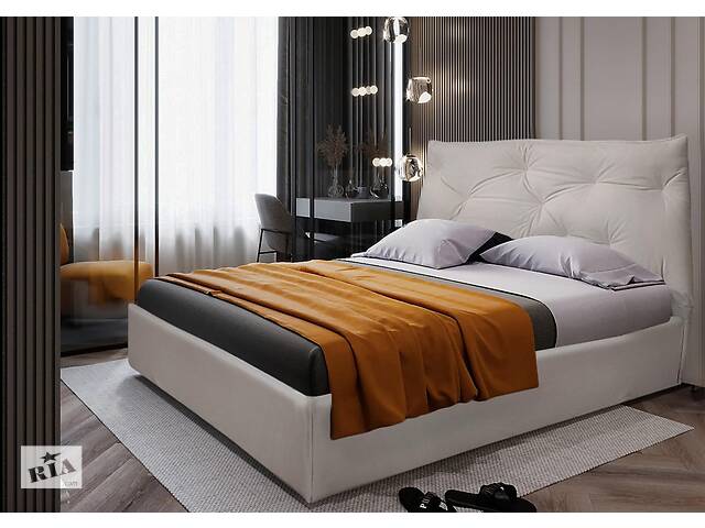 Кровать BNB Mayflower Comfort 90 х 190 см Simple С подъемным механизмом и нишей для белья Бежевый