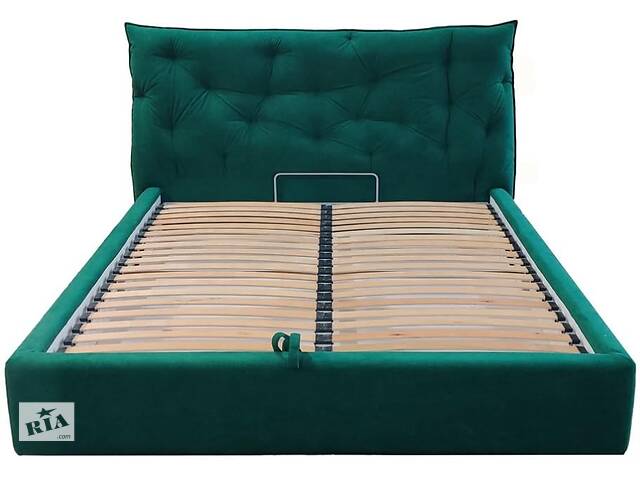 Кровать BNB Mayflower Premium 90 х 190 см Simple С дополнительной цельносварной рамой Зеленый