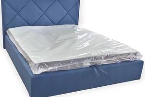 Кровать BNB Pallada Comfort 120 х 190 см Simple С подъемным механизмом и нишей для белья Синий