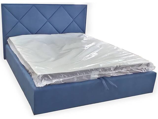 Кровать BNB Pallada Premium 120 х 190 см Simple С дополнительной цельносварной рамой Синий