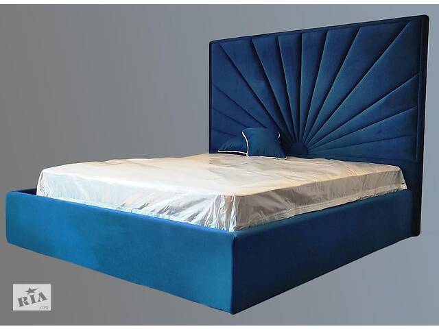 Кровать BNB Sunrise Comfort 90 х 190 см Simple С подъемным механизмом и нишей для белья Синий