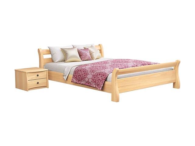 Ліжко дерев'яне Estella Діана 120х190 Бук натуральний Масив 2Л4