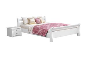 Кровать деревянная Estella Диана 160х190 Белый Щит 2Л4