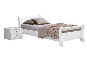 Ліжко дерев'яне Estella Діана 80х190 Білий Щит Л4
