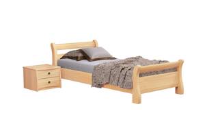 Кровать деревянная Estella Диана 80х190 Бук натуральный Массив Л4