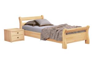 Ліжко дерев'яне Estella Діана 80х190 Бук натуральний Щит Л4