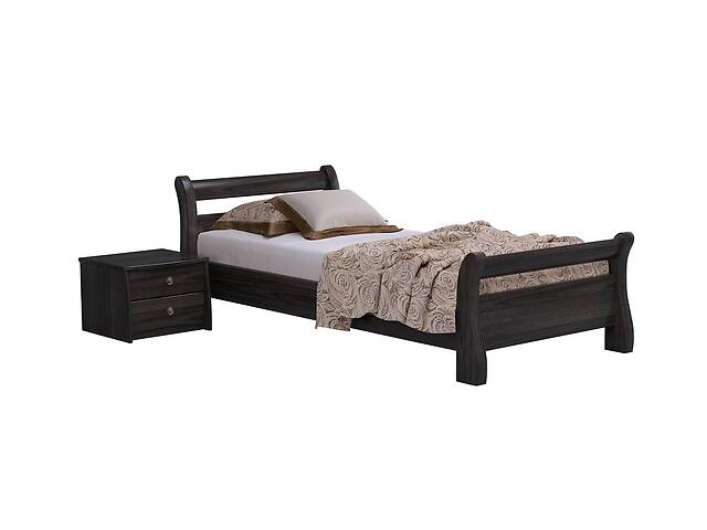 Кровать деревянная Estella Диана 80х200 Венге Массив Л4