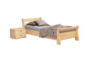 Кровать деревянная Estella Диана 90х200 Бук натуральный Щит Л4
