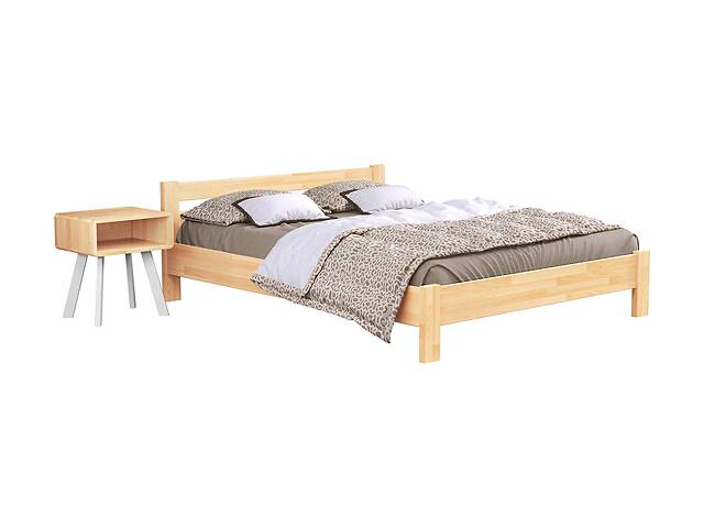 Ліжко дерев'яне Estella Рената 140х200 Бук натуральний Щит 2Л2.5