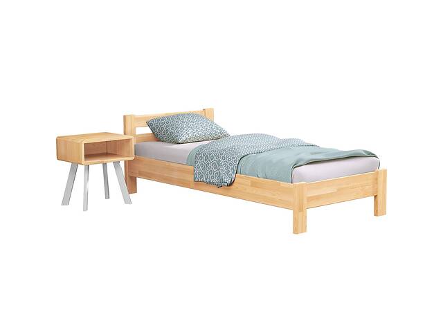 Ліжко дерев'яне Estella Рената 90х200 Бук натуральний Щит Л4