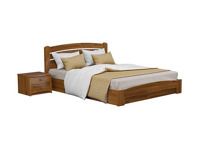 Ліжко дерев'яне Estella Селена Аурі 120х200 Світлий горіх Щит 2Л4