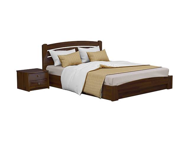Кровать деревянная Estella Селена Аури 180х200 Темный орех Щит 2Л4