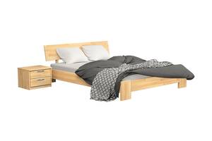 Ліжко дерев'яне Estella Титан 160х200 Бук натуральний Щит 2Л4