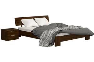 Ліжко дерев'яне Estella Титан 160х200 Темний горіх Щит 2Л4