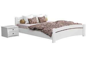 Ліжко дерев'яне Estella Венеція 160х200 Білий Щит 2Л4