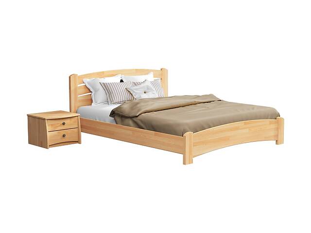Ліжко дерев'яне Estella Венеція Люкс 160х190 Бук натуральний Щит 2Л4