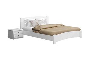 Ліжко дерев'яне Estella Венеція Люкс 160х200 Білий Щит 2Л4