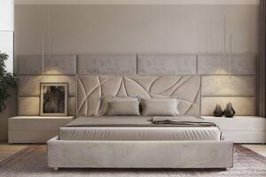 Кровать двуспальная BNB Aurora Comfort 160 x 190 см Simple С подъемным механизмом и нишей для белья Розовый