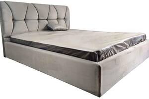 Кровать двуспальная BNB Galant Comfort 140 х 190 см Simple С подъемным механизмом и нишей для белья Серый