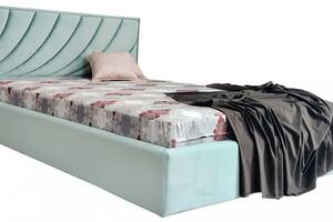 Кровать двуспальная BNB Laurel Comfort 180 x 190 см Simple С подъемным механизмом и нишей для белья Зеленый