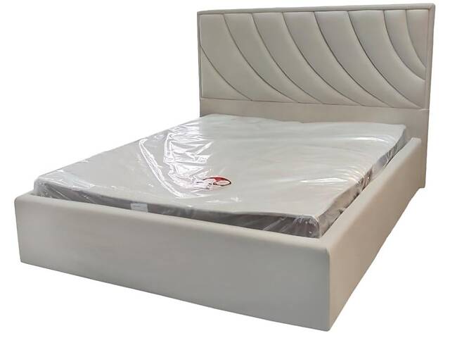 Кровать двуспальная BNB Laurel Premium 160 х 190 см Simple С дополнительной цельносварной рамой Айвори