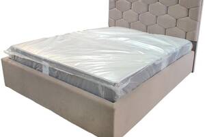 Кровать двуспальная BNB Octavius Comfort 160 x 190 см Simple С подъемным механизмом и нишей для белья Мокко