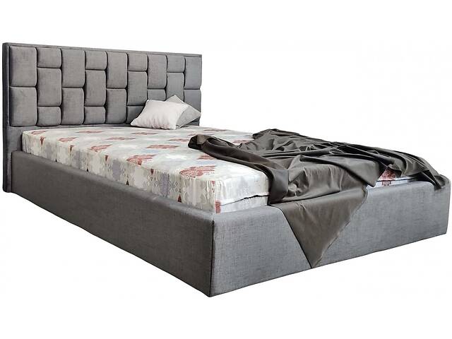 Кровать двуспальная BNB Royal Premium 140 х 190 см Simple С дополнительной цельносварной рамой Серый