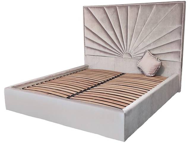 Кровать двуспальная BNB Sunrise Comfort 140 х 190 см Simple С подъемным механизмом и нишей для белья Розовый
