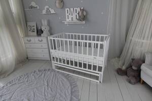 Ліжко дитяче Baby Comfort ЛД2 з маятником білий