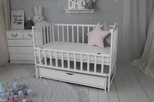 Кровать детская Baby Comfort ЛД3 белая с ящиком