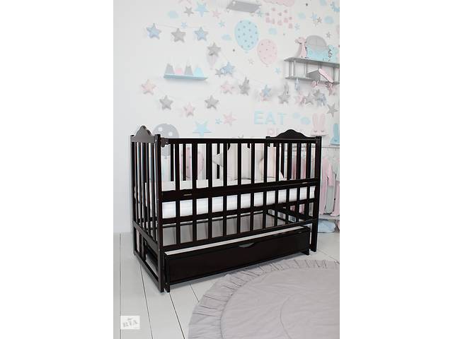 Ліжко дитяче Baby Comfort ЛД3 венге з шухлядою