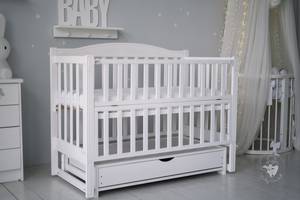 Ліжко дитяче Baby Comfort ЛД5+ білий з шухлядою