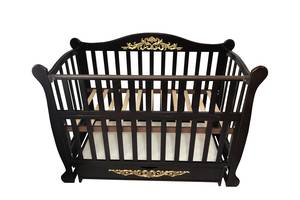 Кровать детская Baby Comfort Лотос с ящиком венге