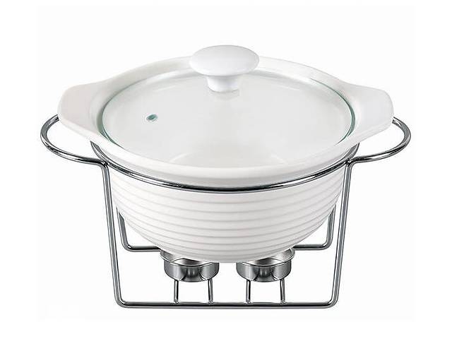 Мармит Kamille Food Warmer керамическая кастрюля 2.4л Ø28см с подогревом