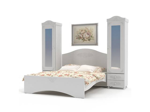 Меблі в спальню Меблі UA Ассоль прованс для дівчинки Белль Білий Дуб (44282)