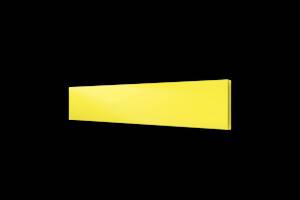 Металлокерамический обогреватель UDEN-100 тёплый плинтус желтый