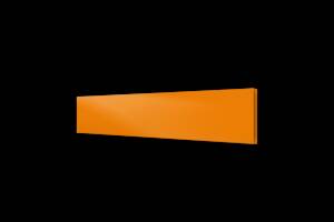 Металлокерамический обогреватель UDEN-100 тёплый плинтус оранжевый