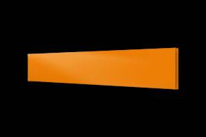 Металлокерамический обогреватель UDEN-150 тёплый плинтус оранжевый