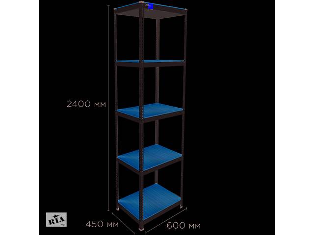 Металевий стелаж MRL-2400 (600x450) білий