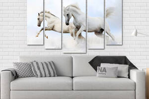 Модульная картина Poster-land Лошади Белые Art-121_5