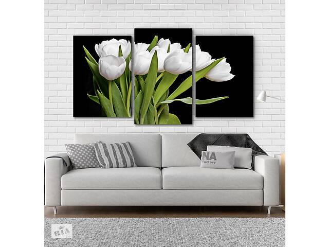 Модульна картина Poster-land Квіти Тюльпани (53х100см) Art-86_3