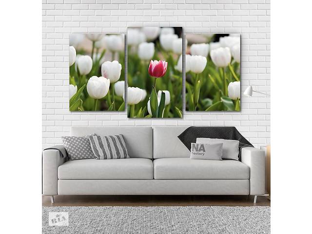 Модульна картина Poster-land Квіти Тюльпани (53х100см) Art-134_3