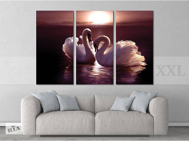 Модульна картина Poster-land Лебеді Art-124_XXL