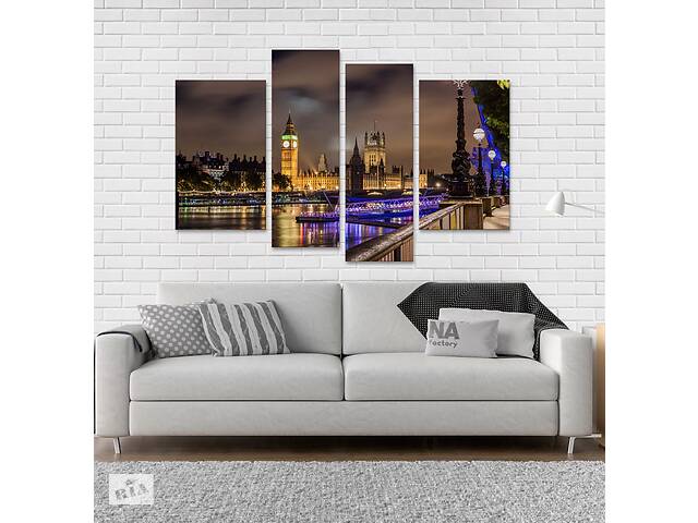 Модульна картина Poster-land Нічний Лондон Art-69_4Модульная картина Нічний Лондон Art-68_4