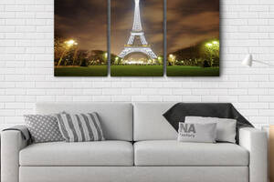 Модульна картина Poster-land Нічний Париж Аrt-107_3А