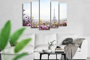 Модульна картина Poster-land Париж Весна Art-321_5 ( 80х118см )