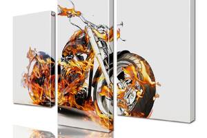 Модульная картина ArtStar Мотоцикл ADA0006_2 размер 70 х 105 см