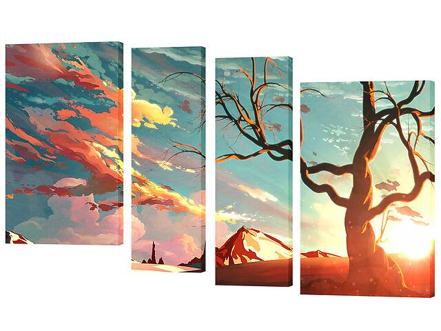 Модульная картина Декор Карпаты 178х110 (M4-384)