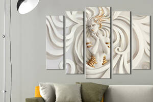 Модульная картина Декор Карпаты Vip Collection 120х80 см (VIP-M5-l589)