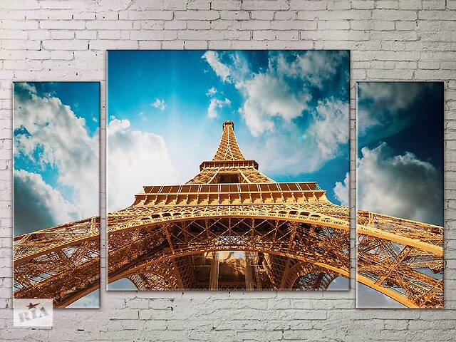 Модульная картина Эйфелева башня ADG0050 размер 120 х 180 см